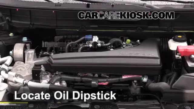 2014 Nissan Rogue SL 2.5L 4 Cyl. Aceite Controlar nivel de aceite